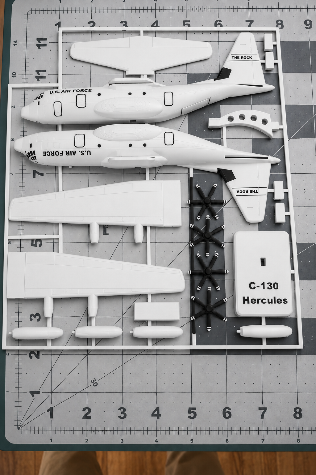 C-130J Hercules 3D Printed Aircraft Model Kit – Military Cargo Plane