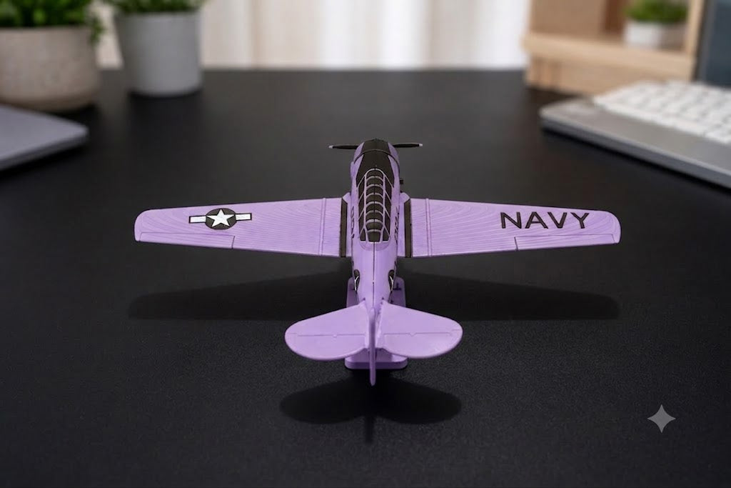 T-6 Texan 3D Printed Aircraft Model Kit – Vintage Navy Trainer Edition
