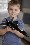 F-22 Raptor Stealth Fighter 3D Printed Aircraft Model Kit – Black & Gray Edition