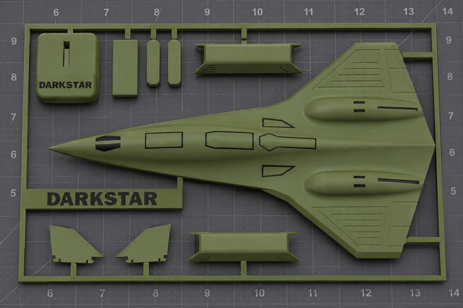 Darkstar SR-72 Inspired 3D Printed Aircraft Model Kit – Hypersonic Stealth Jet