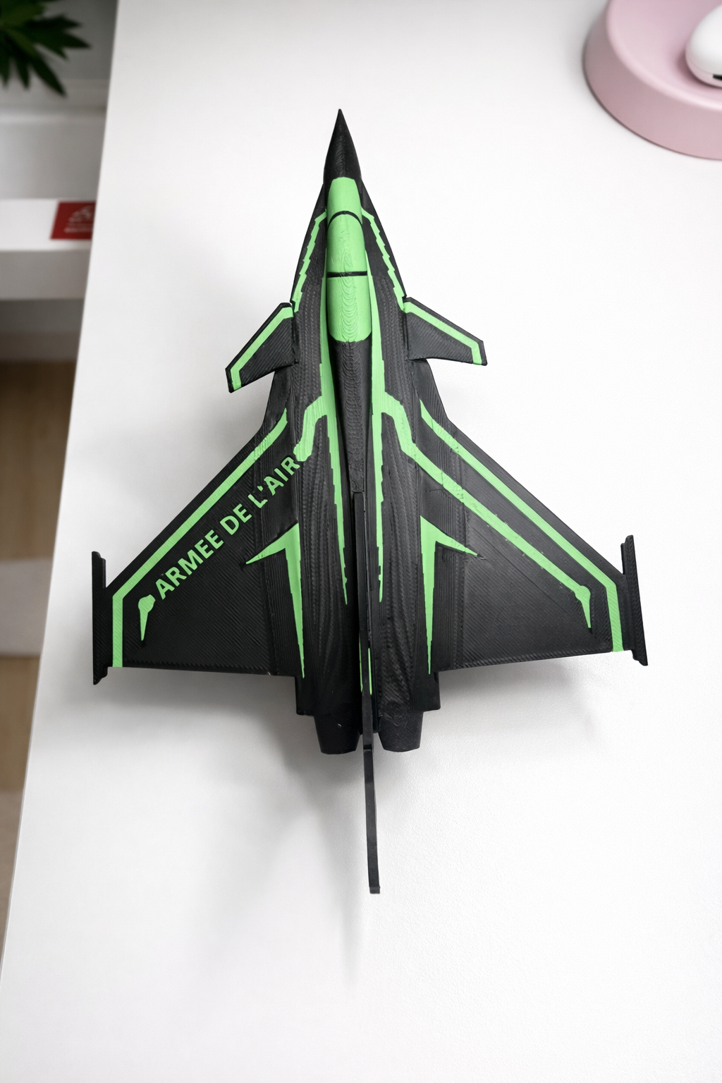 Rafale Fighter Jet 3D Printed Aircraft Model | Aviation Desk Decor