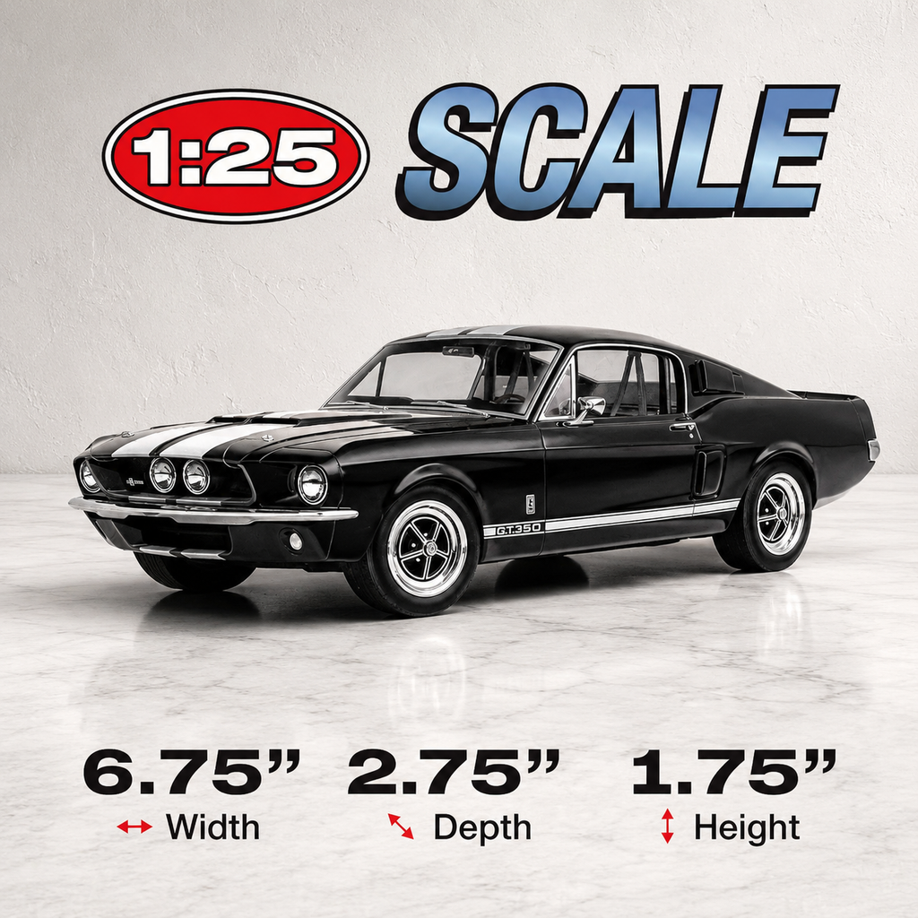1967 Shelby GT-350 Model Kit – 1:25 Scale by AMT