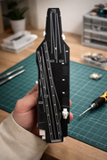 Ford Class Aircraft Carrier Flight Deck 3D Printed Display Model – Naval Aviation Edition