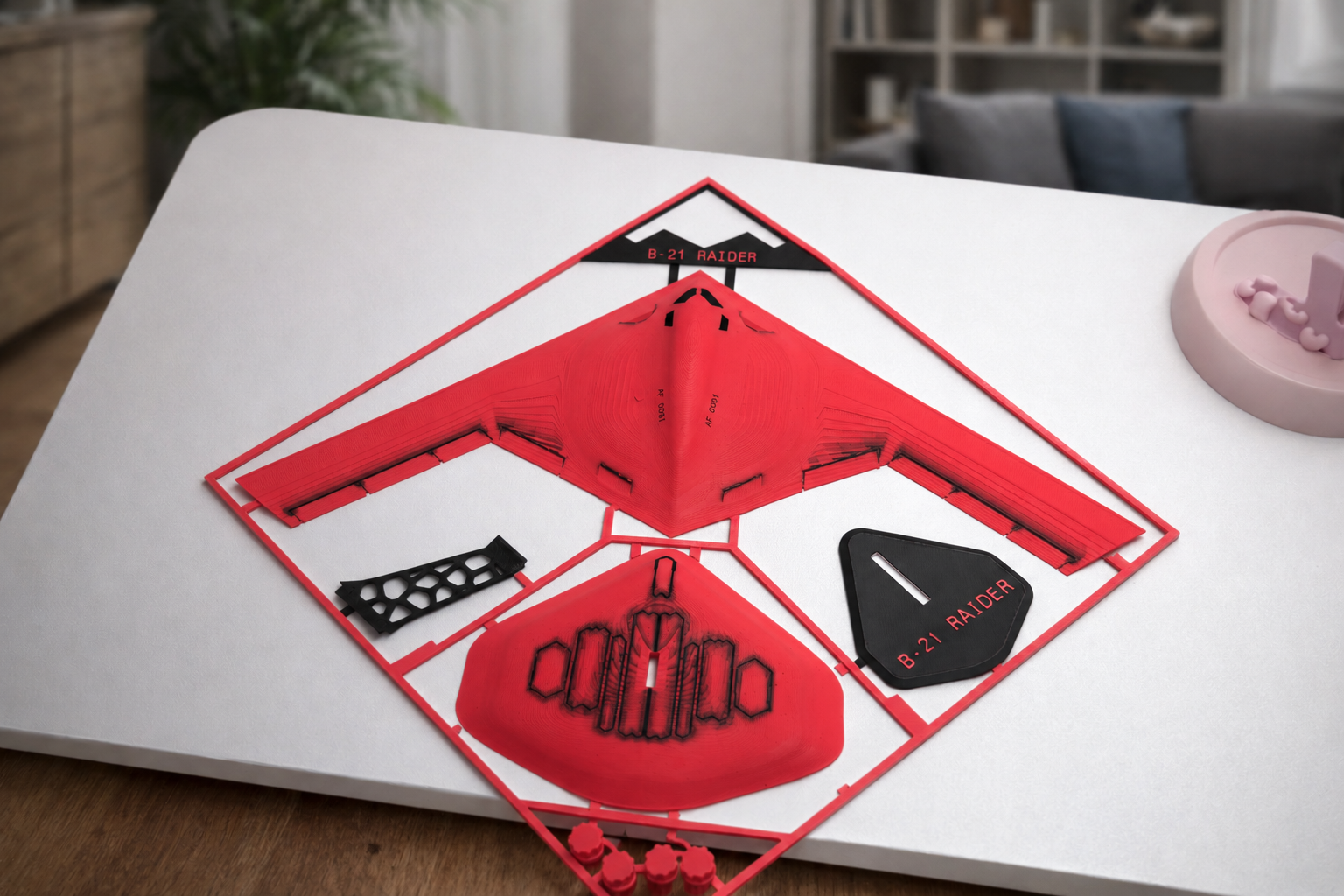 B-21 Raider 3D Printed Aircraft Model Kit – Stealth Bomber Edition