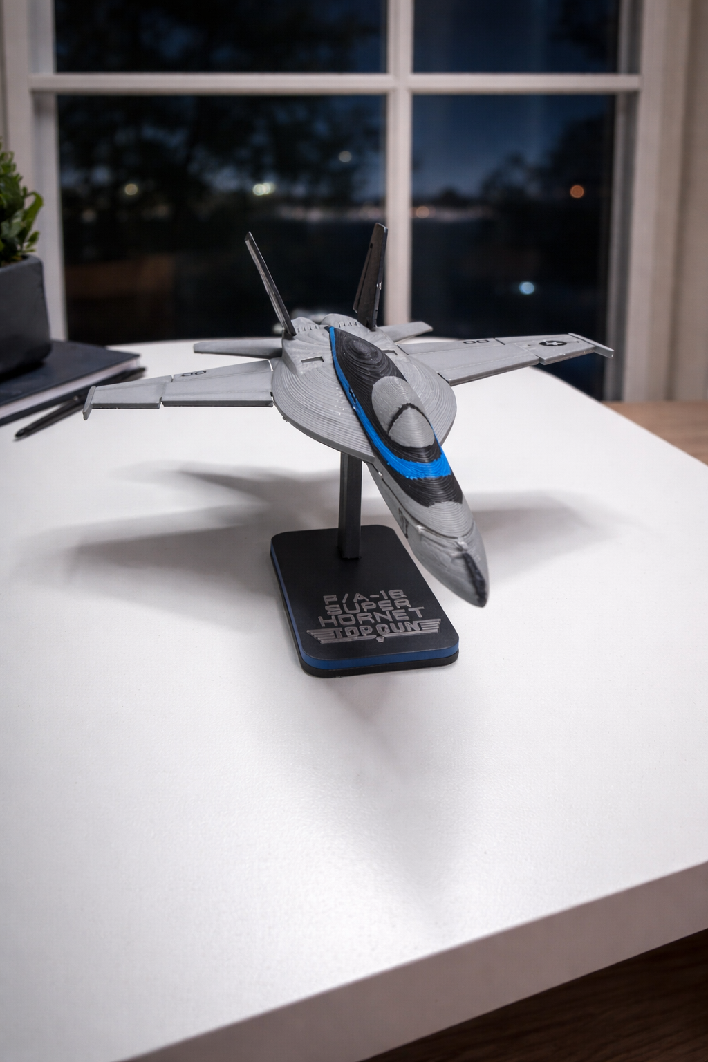 Top Gun F/A-18 Super Hornet 3D Printed Aircraft Model Kit – Maverick Inspired Jet Edition