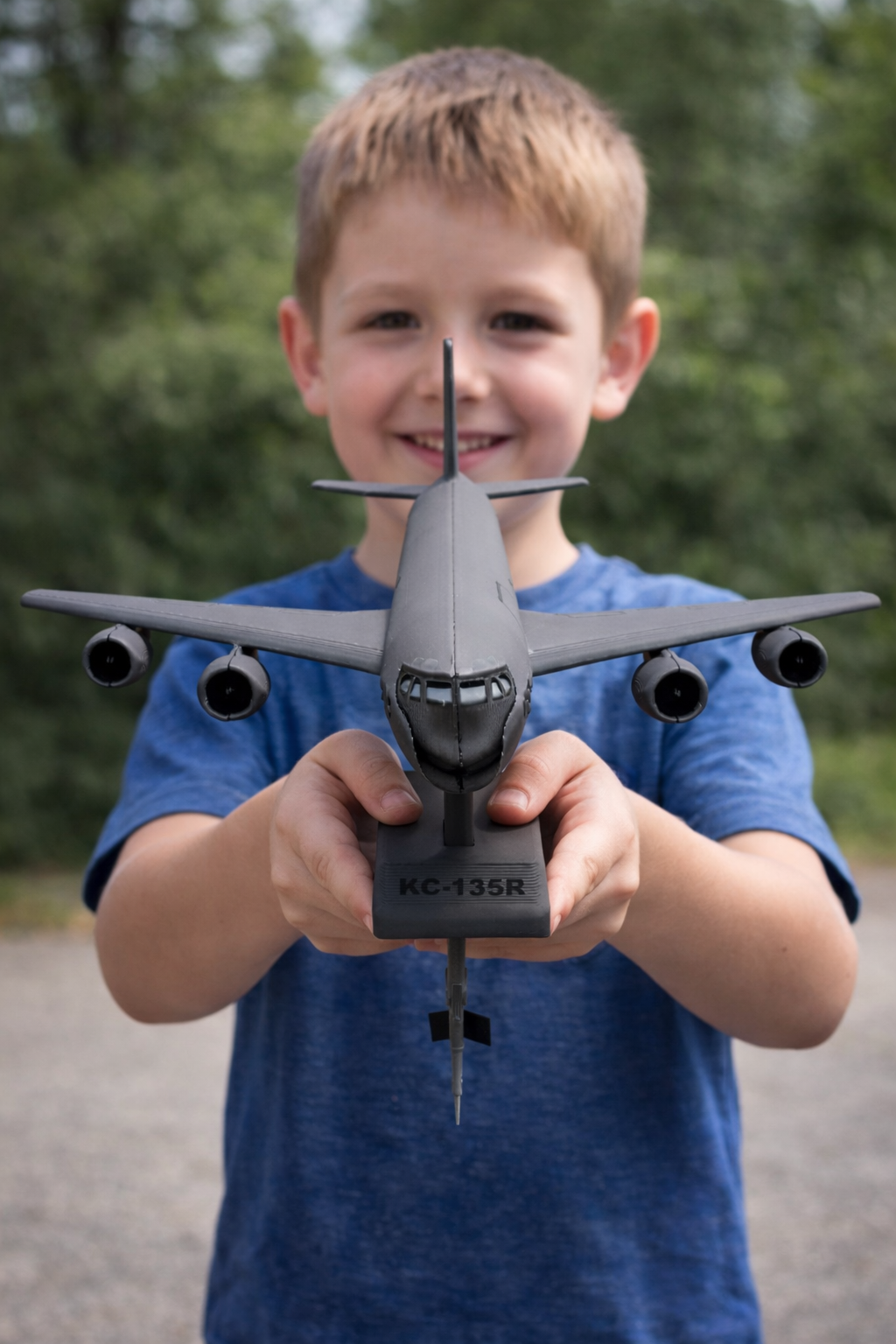 KC-135R Stratotanker 3D Printed Aircraft Model Kit – USAF Refueling Plane Build Kit