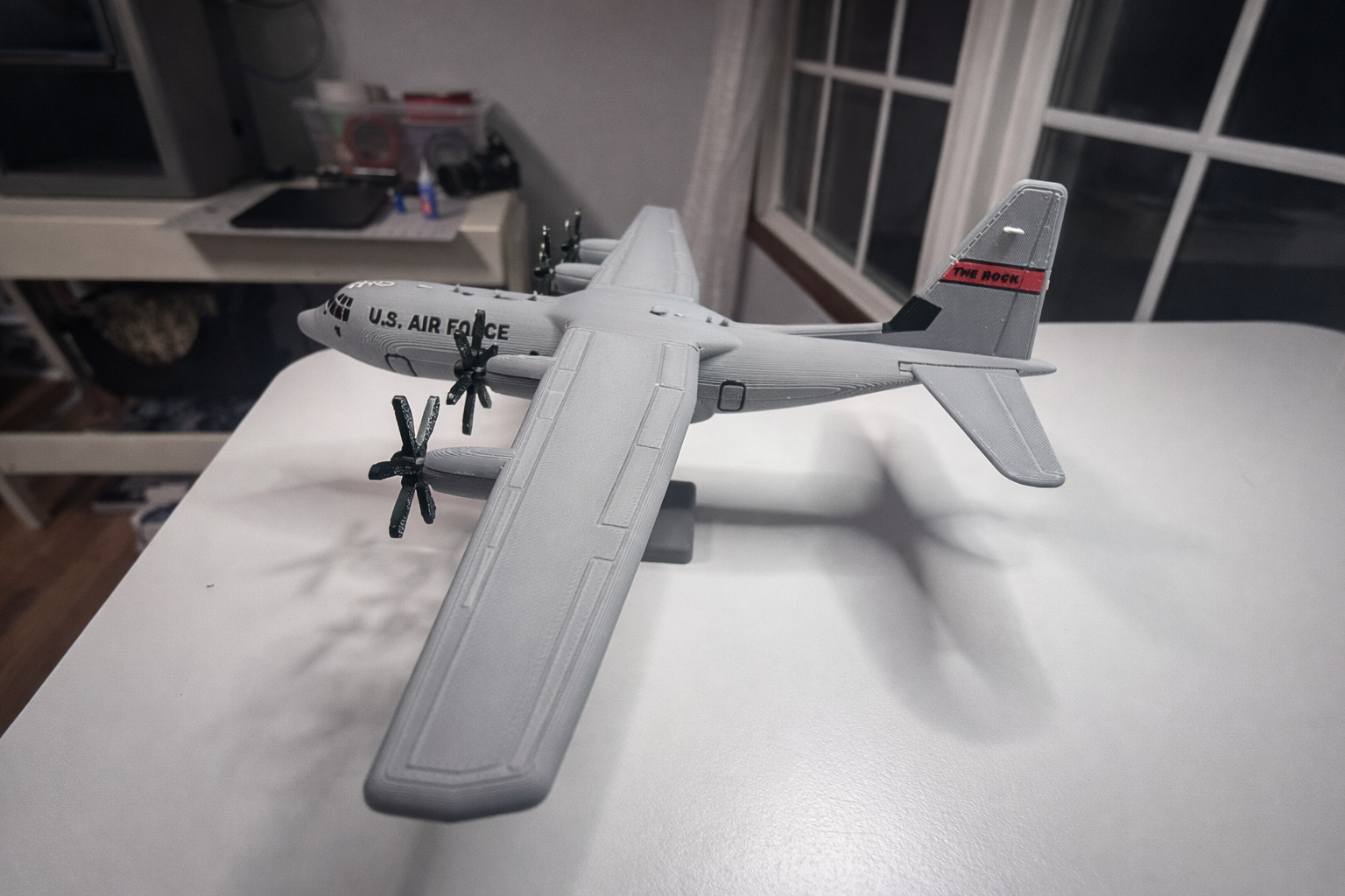 C-130J Hercules 3D Printed Aircraft Model Kit – Military Cargo Plane