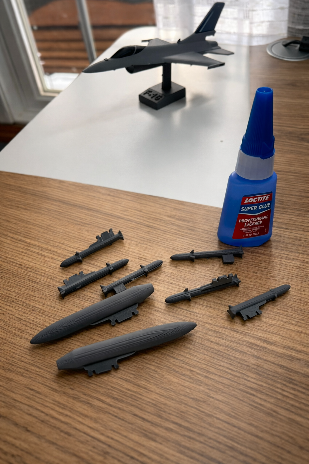 F-16 Falcon 3D Printed Model Kit F-16 Falcon 3D Printed Model Kit – Fighter Jet DIY Build – Military Aircraft Display – Aviation Desk Decor