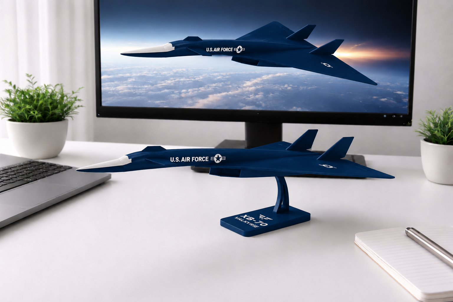 XB-70 Valkyrie 3D Printed Aircraft Model