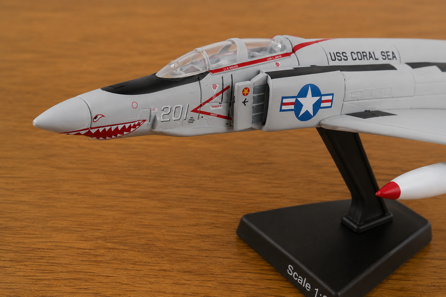 F-4B Phantom II Sundowners 1:155 Die-Cast Aircraft Model with Display Stand