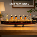CubicFun Titanic 3D Model Ship Puzzle with LED Lights – 266 Pieces