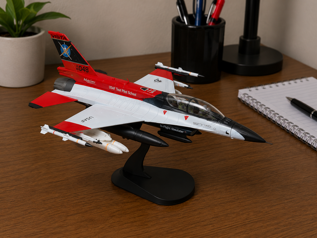 F-16D X-62A Die-Cast Aircraft Model – 1/72 Scale Military Fighter Je