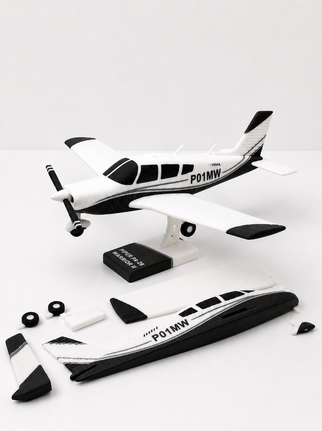 Piper PA-28 Warrior II 3D Printed Model Kit