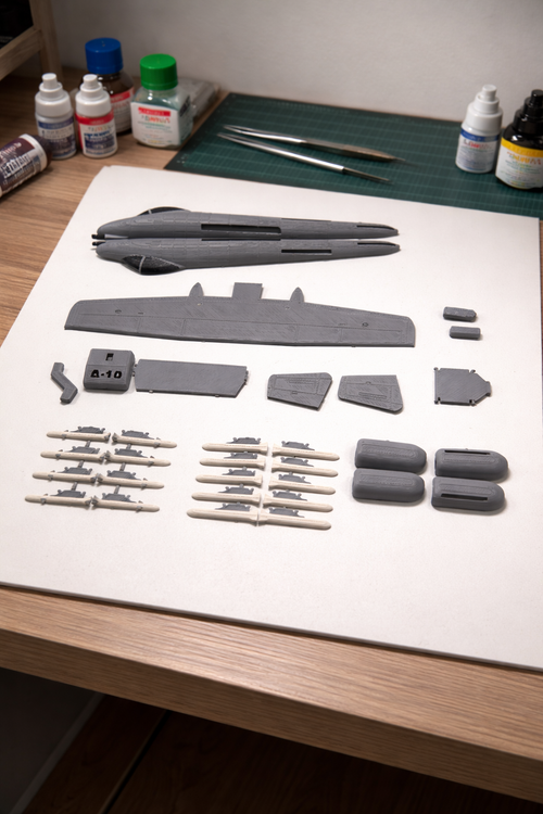 A-10 Thunderbolt II 3D Printed Model Kit A-10 Thunderbolt II 3D Printed Model Kit – Warthog Fighter Jet DIY Build – Military Aircraft Desk Decor – Aviation Display Model