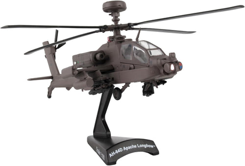 AH-64 Apache Longbow Helicopter Display Model – 1:100 Scale Inspired Military Aircraft