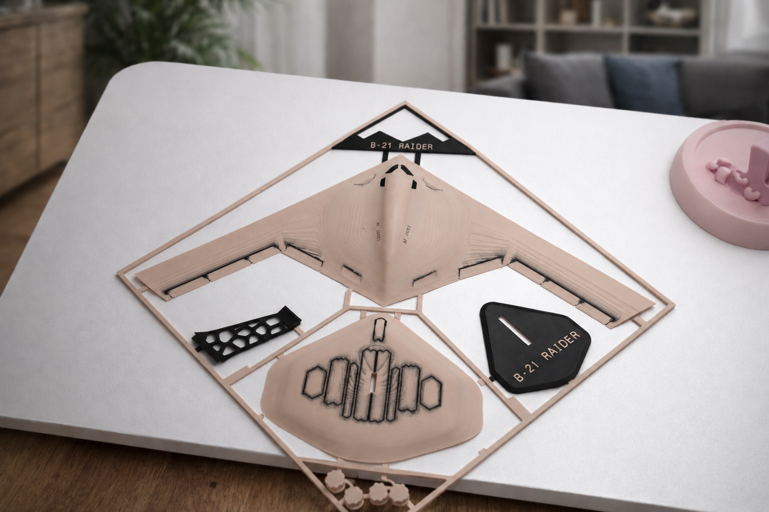B-21 Raider 3D Printed Aircraft Model Kit – Stealth Bomber Edition