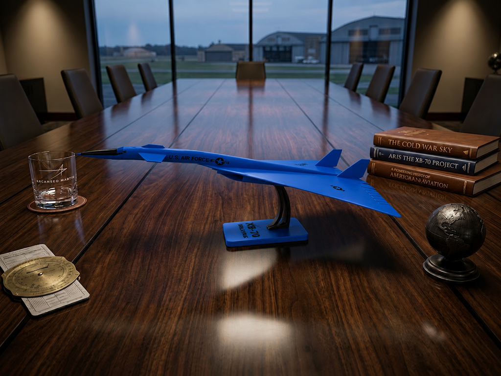 XB-70 Valkyrie 3D Printed Aircraft Model