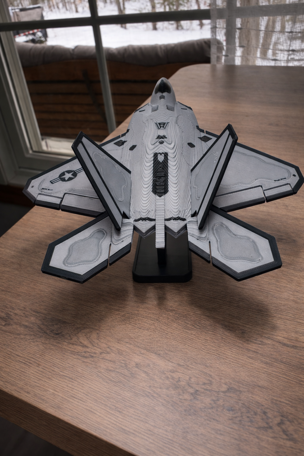 F-22 Raptor 3D Printed Aircraft Model Kit – Stealth Fighter Edition