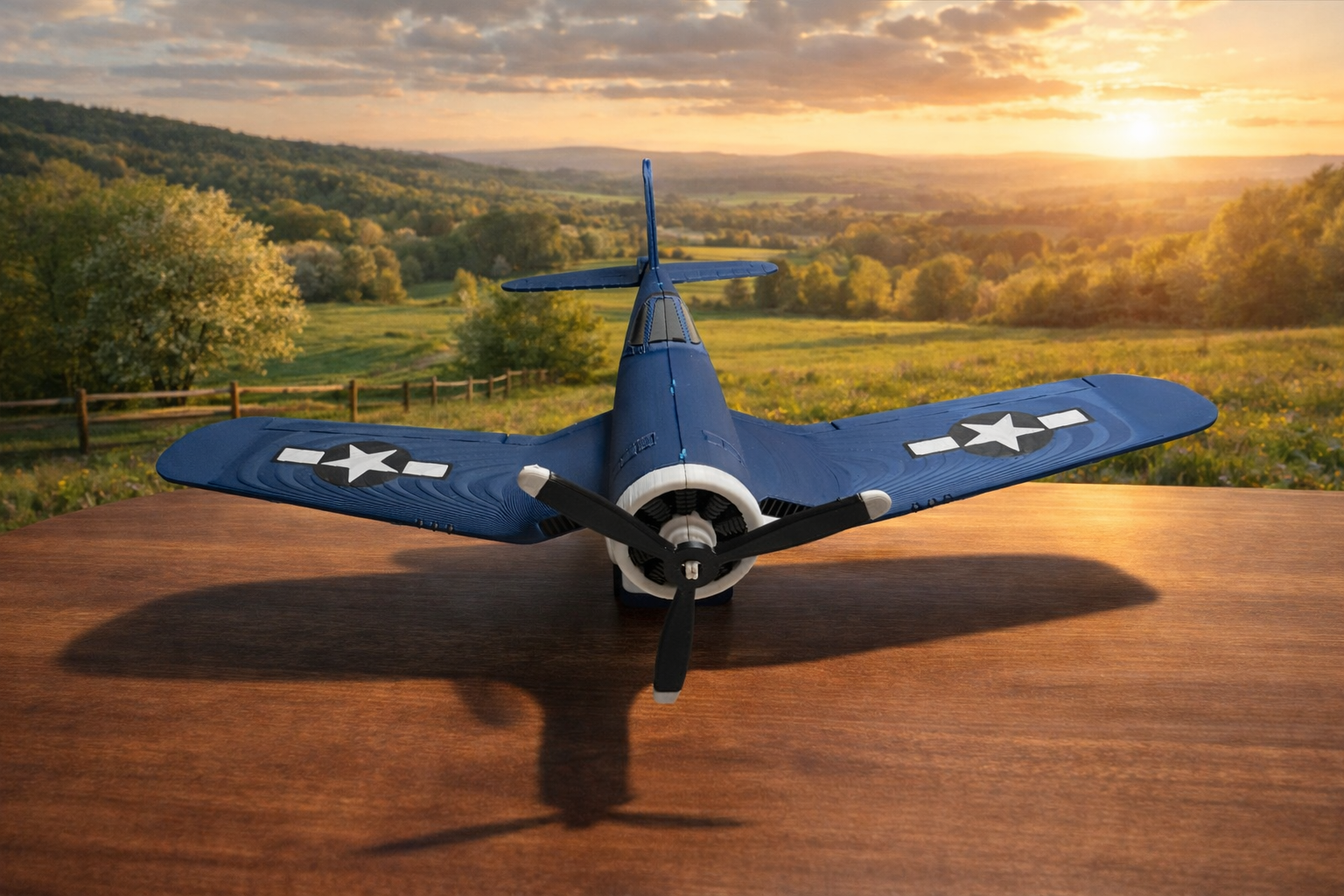 F4U Corsair 3D Printed Aircraft Model Kit – WWII Fighter Plane Edition