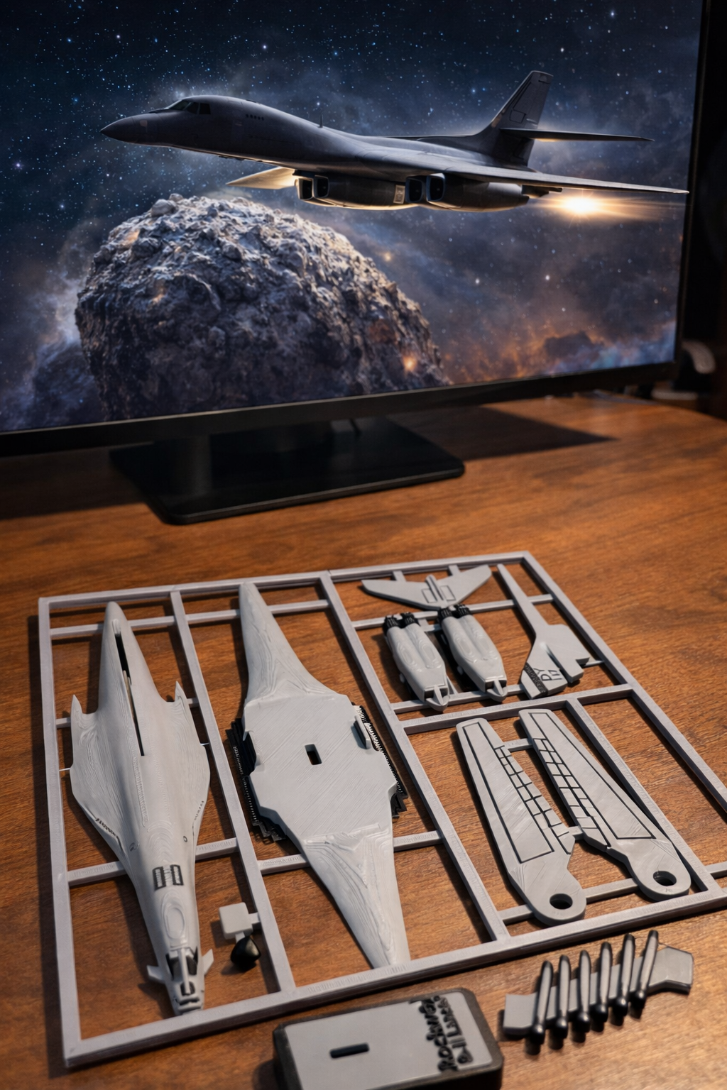 Military Bomber Aircraft Bundle 3D Printed Model Kit Set – Strategic Bomber Collection