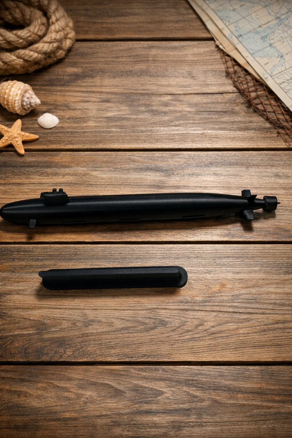 Virginia Class Submarine Display Model Virginia Class Submarine Display Model – 3D Printed Navy Submarine with Stand – Military Naval Desk Decor – Modern Submarine Display