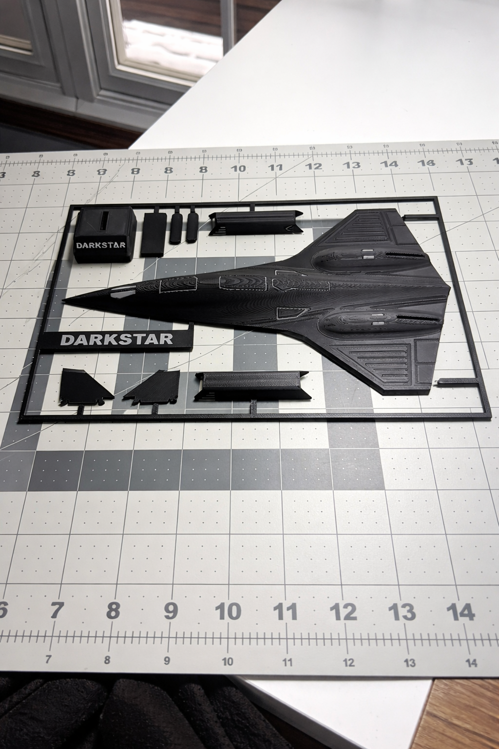Darkstar SR-72 Inspired 3D Printed Aircraft Model Kit – Hypersonic Stealth Jet