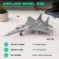 F-15 Eagle Fighter Aircraft Building Set – 223 Piece Model Kit