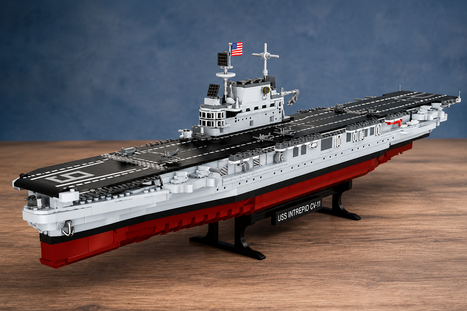 USS Enterprise Aircraft Carrier Building Block Set – 1883 Pieces
