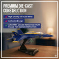 F/A-18C Hornet Blue Angels Die-Cast Aircraft Model – 1/150 Scale Display Jet