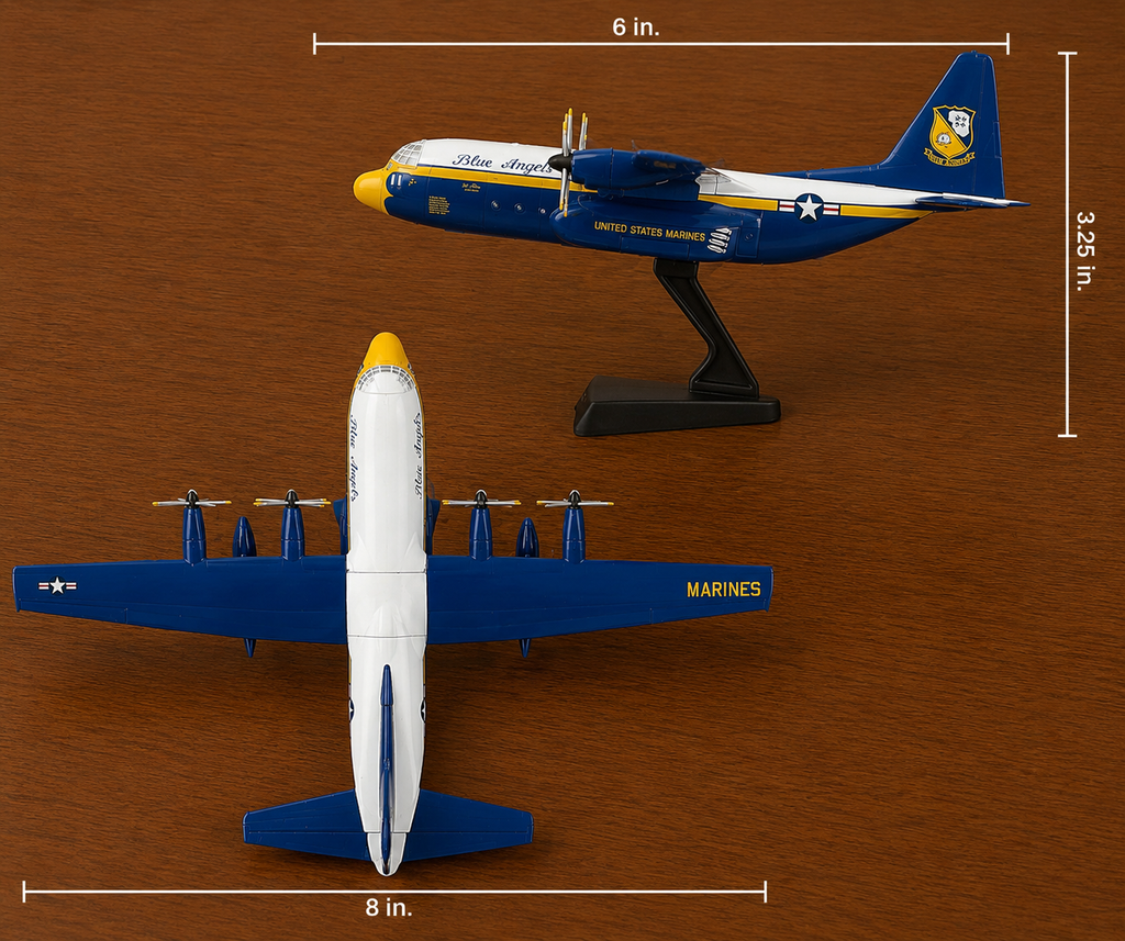 Fat Albert” C-130 Die-Cast Aircraft Model – 1:200 Scale Display Plane
