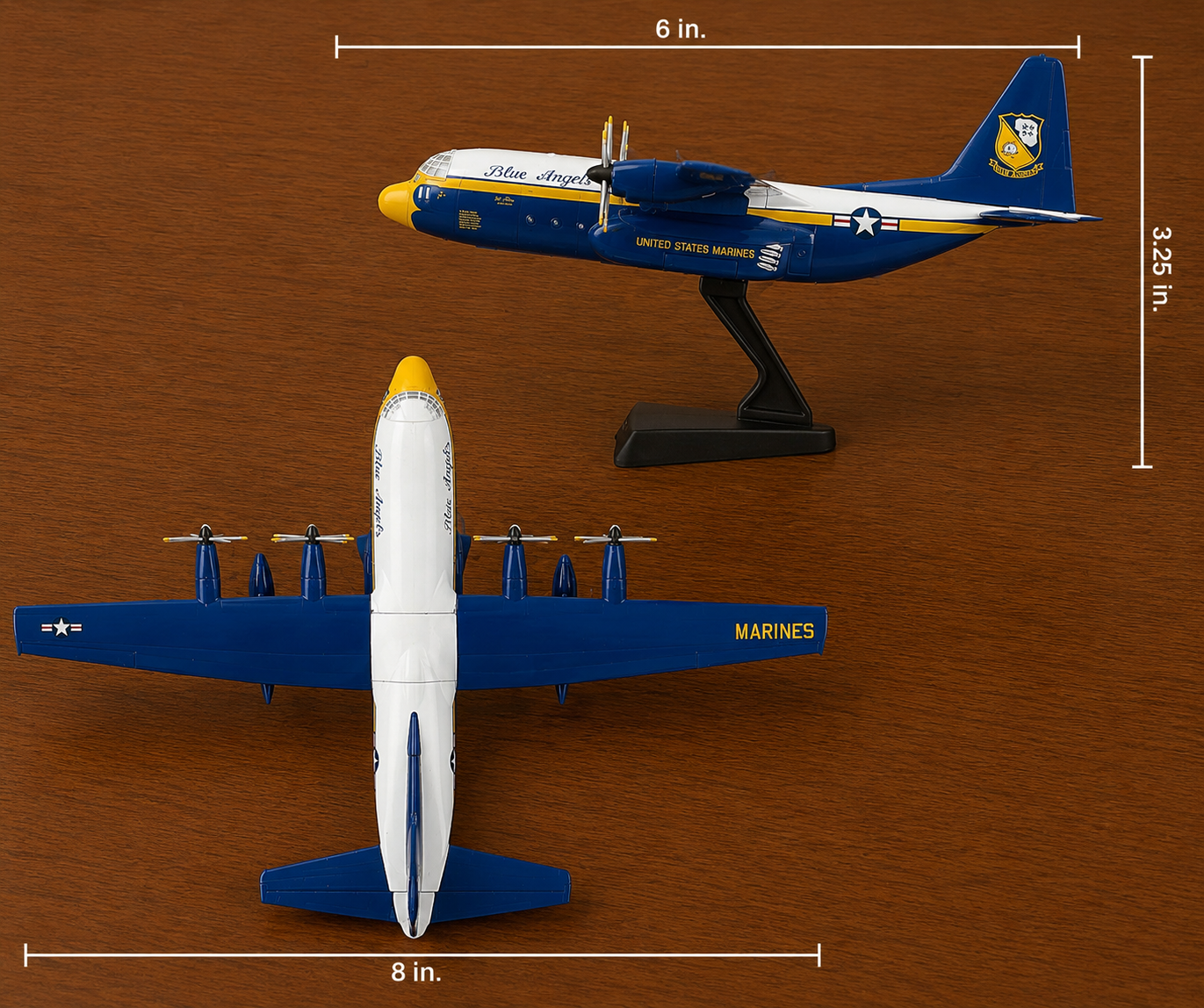 Fat Albert” C-130 Die-Cast Aircraft Model – 1:200 Scale Display Plane