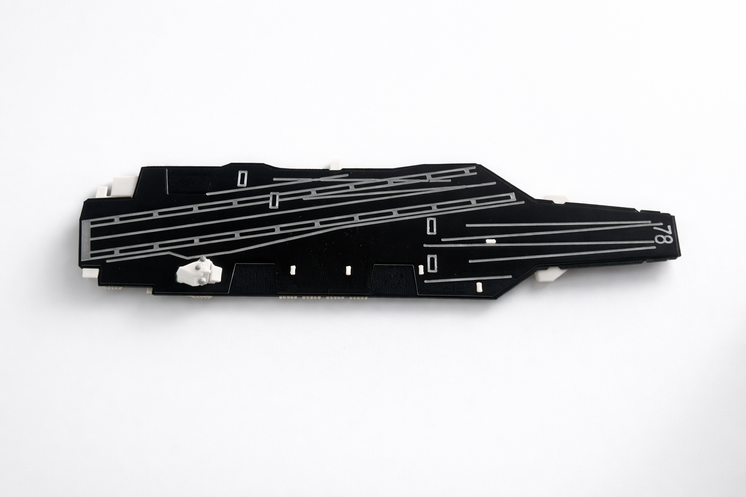 Ford Class Aircraft Carrier Flight Deck 3D Printed Display Model – Naval Aviation Edition