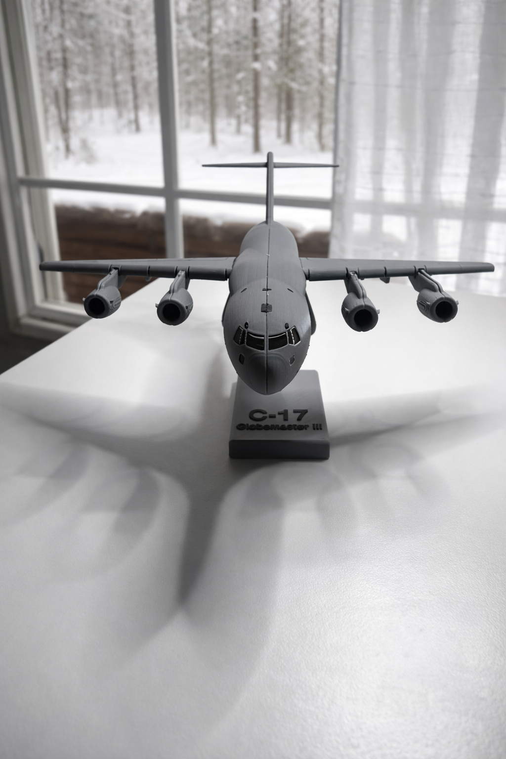C-17 Globemaster III 3D Printed Aircraft Model Kit – USAF Military Cargo Plane