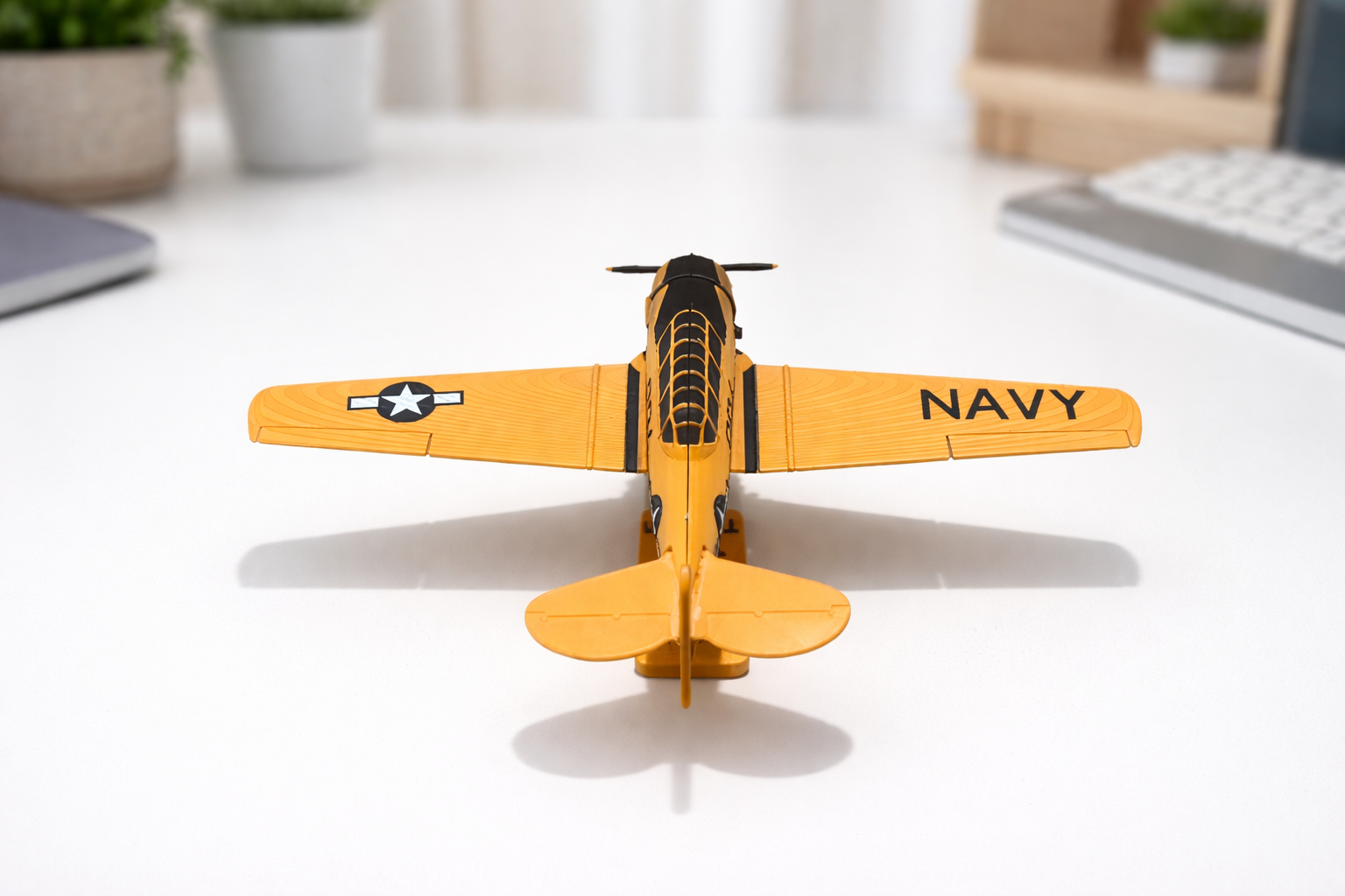 T-6 Texan 3D Printed Aircraft Model Kit – Vintage Navy Trainer Edition