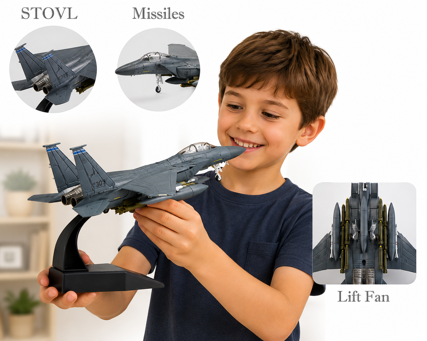 Lockheed AC-130 Gunship Die-Cast Aircraft Model – 1/200 Scale Military Display Plane
