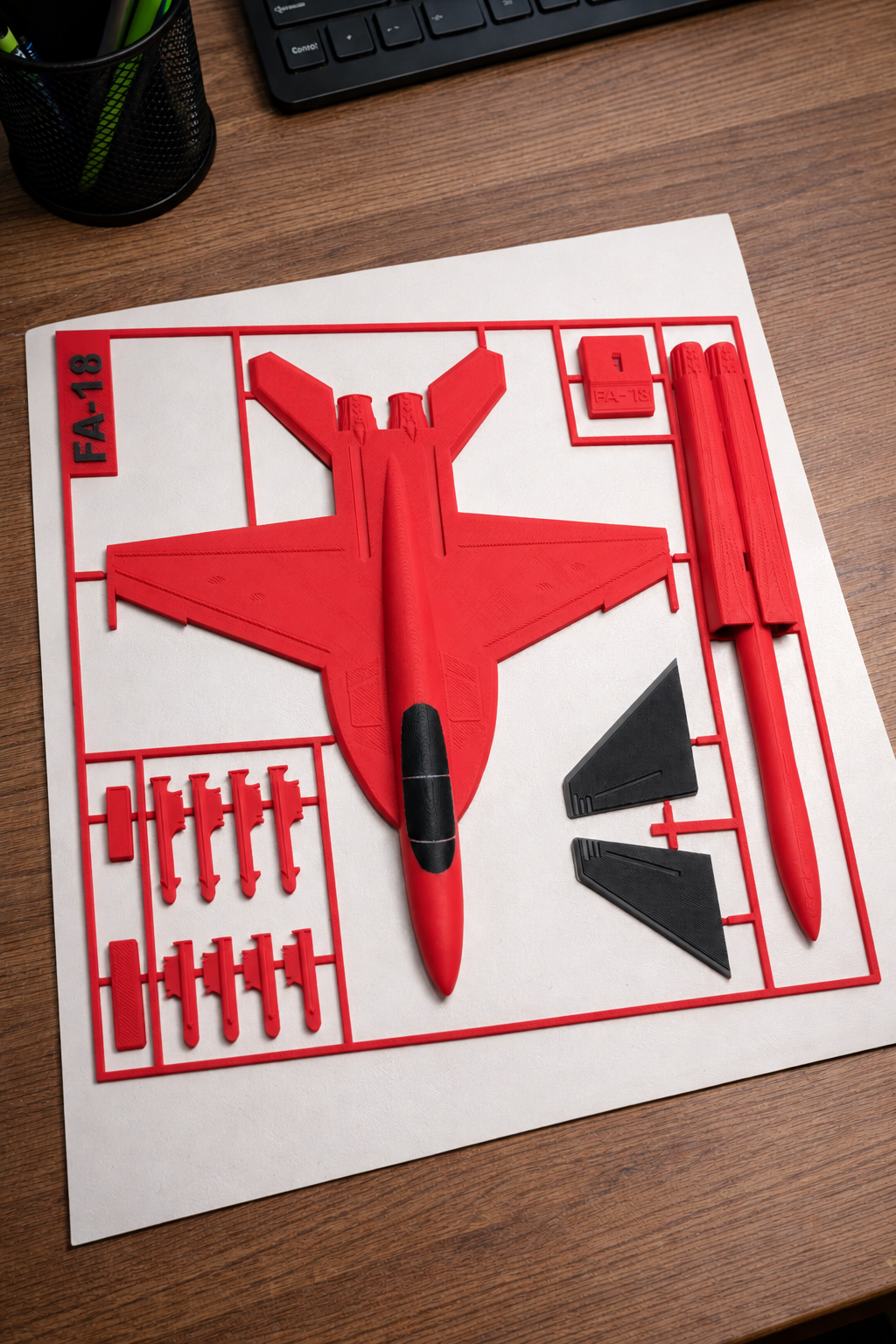 F/A-18 Fighter Jet 3D Printed Model Kit F/A-18 Fighter Jet 3D Printed Model Kit – Military Aircraft Desk Decor – Modern Aviation Display – Fighter Jet Model – Aviation Gift