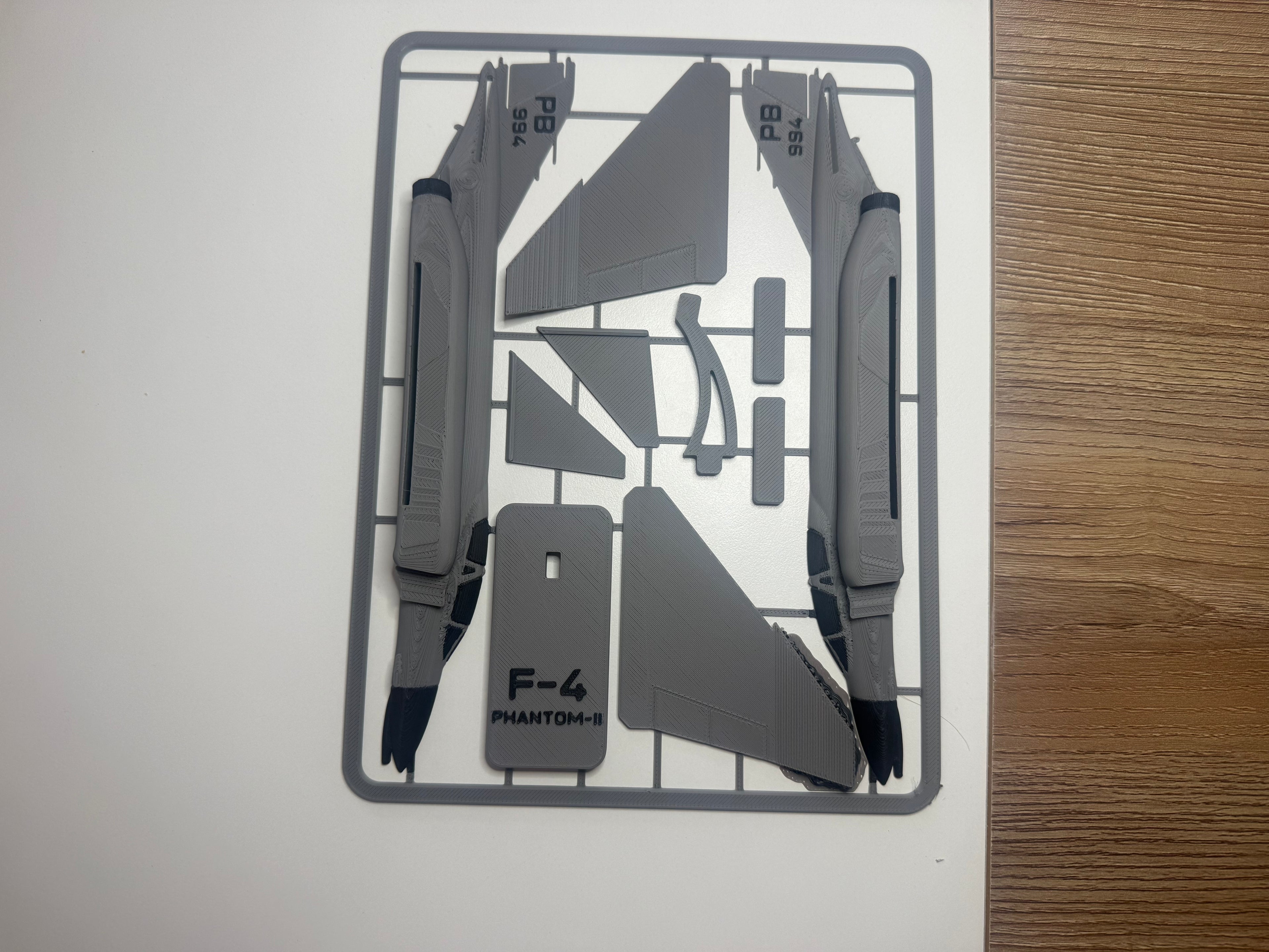 F-4 Phantom II 3D Printed Aircraft Model Kit – Military Fighter Jet