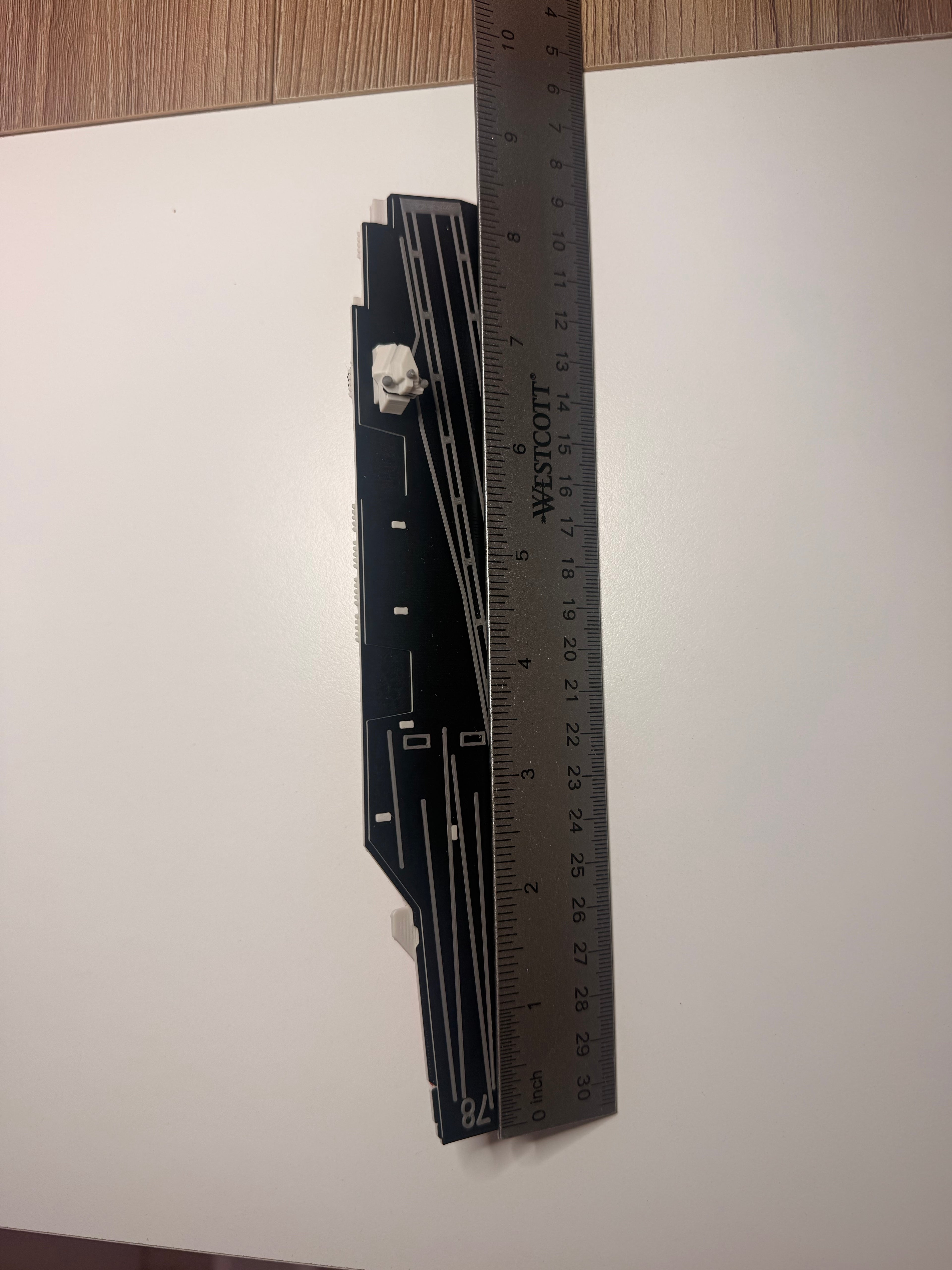 Ford Class Aircraft Carrier Flight Deck 3D Printed Display Model – Naval Aviation Edition