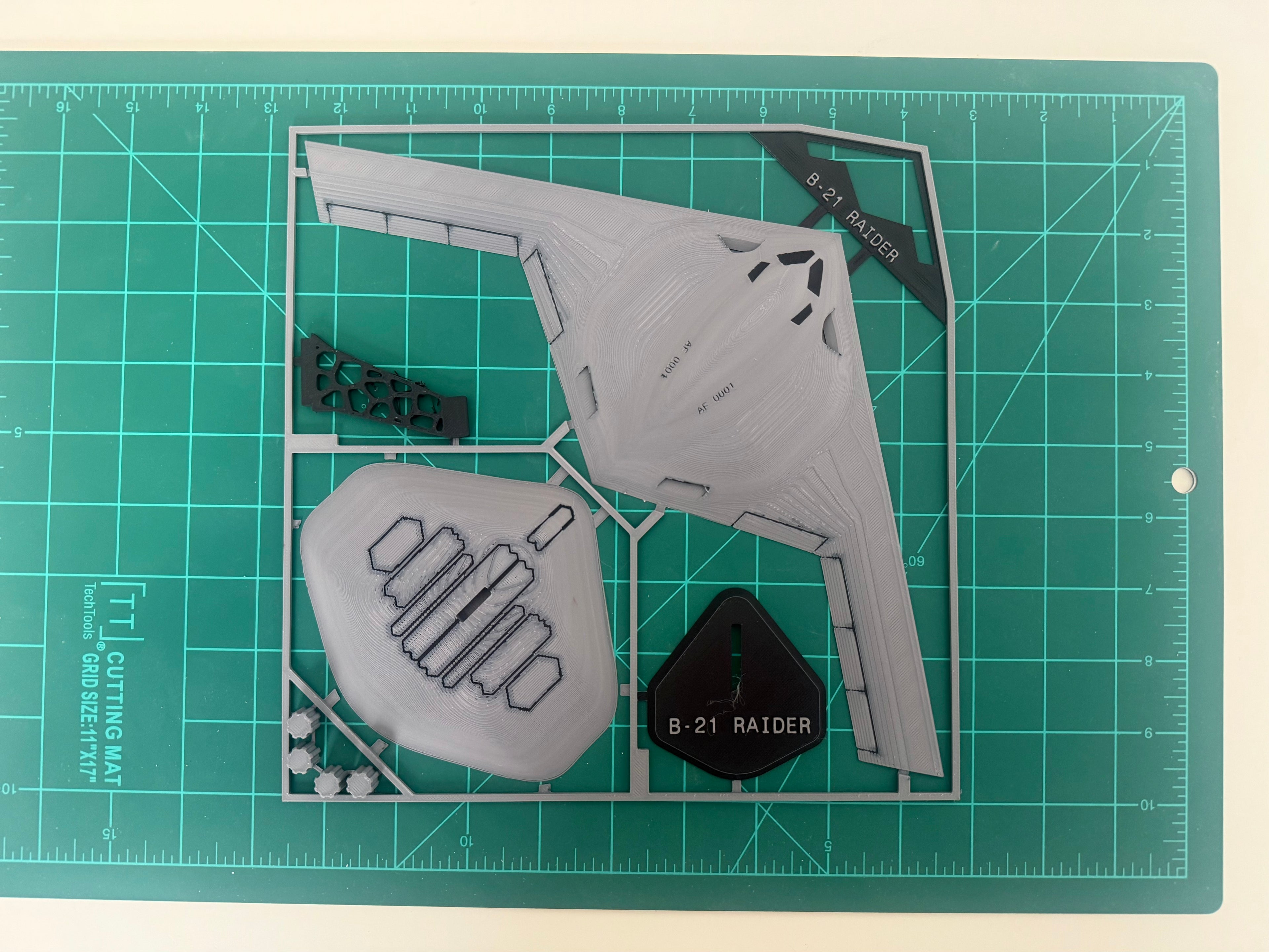 Military Bomber Aircraft Bundle 3D Printed Model Kit Set – Strategic Bomber Collection