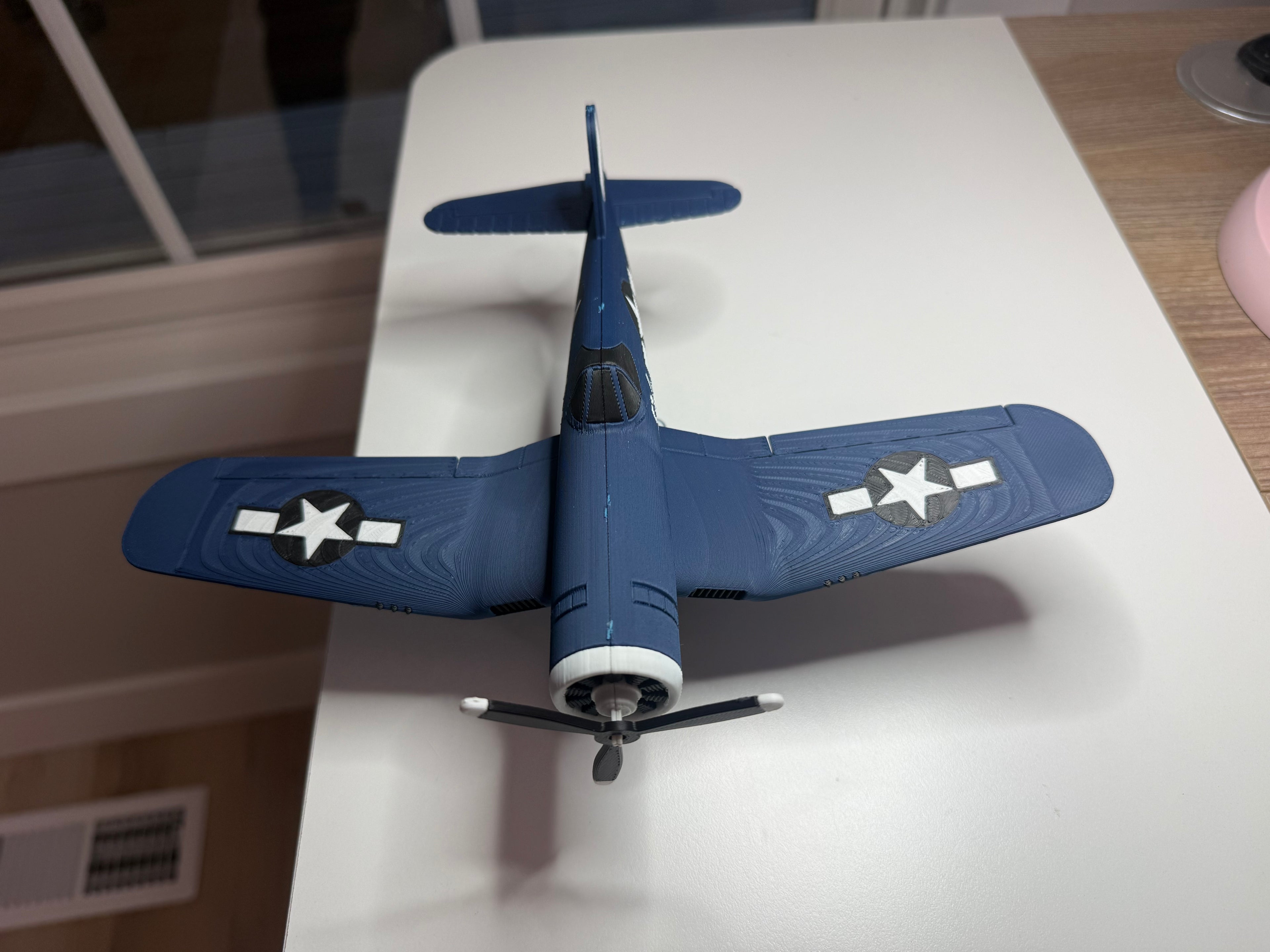 F4U Corsair 3D Printed Aircraft Model Kit – WWII Fighter Plane Edition