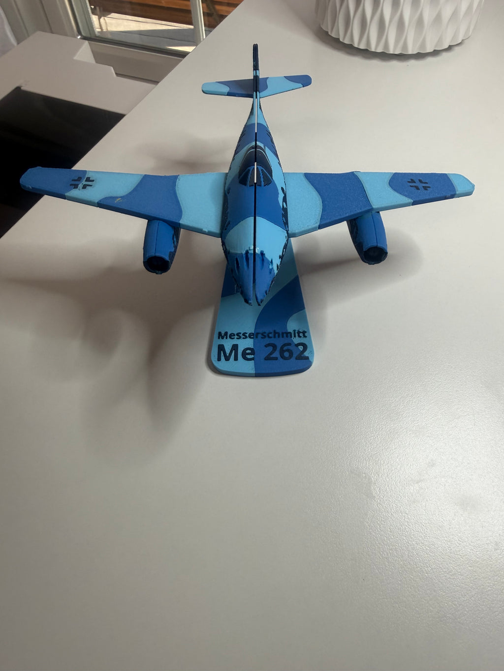 Messerschmitt Me 262 3D Printed Aircraft Model