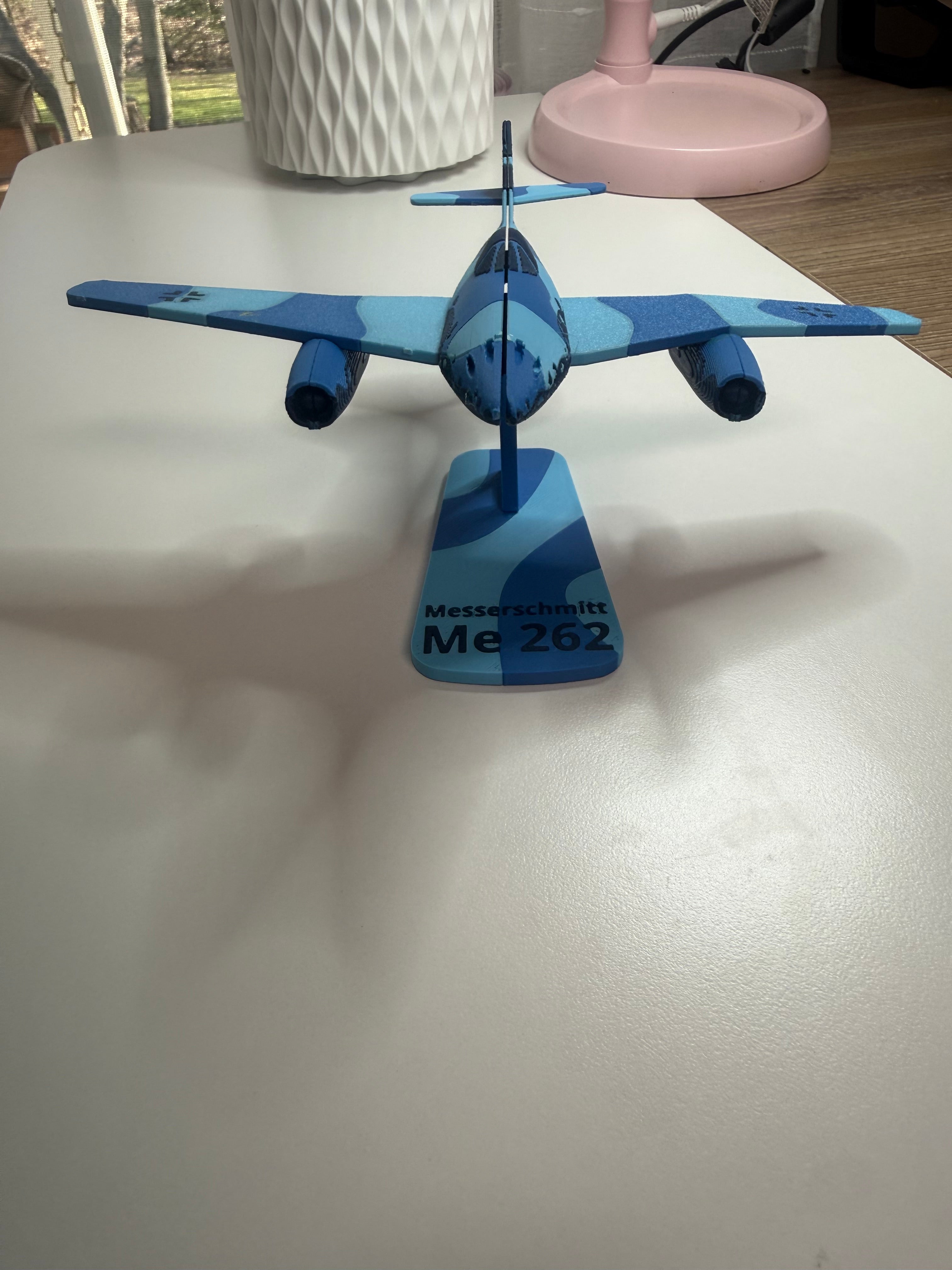 Messerschmitt Me 262 3D Printed Aircraft Model