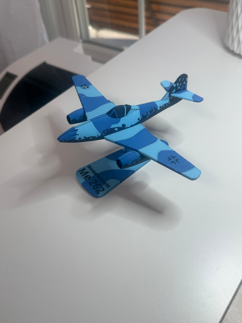 Messerschmitt Me 262 3D Printed Aircraft Model