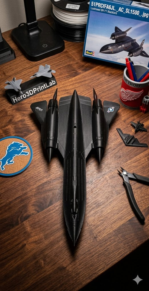 NASA YF-12 Die-Cast Aircraft Model – 1/200 Scale Blackbird Prototype