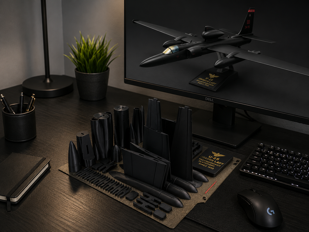 U-2 Spy Plane 3D Printed Aircraft Model