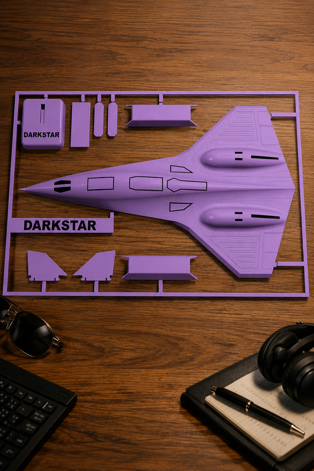 Darkstar SR-72 Inspired 3D Printed Aircraft Model Kit – Hypersonic Stealth Jet