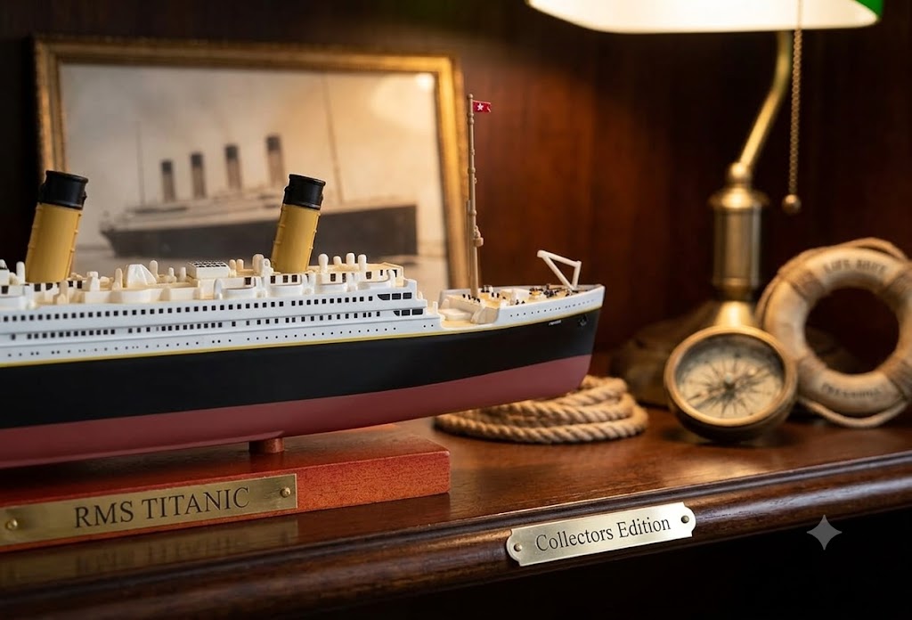 RMS Titanic 1:1250 Metal Model Ship Replica – Collectible Display