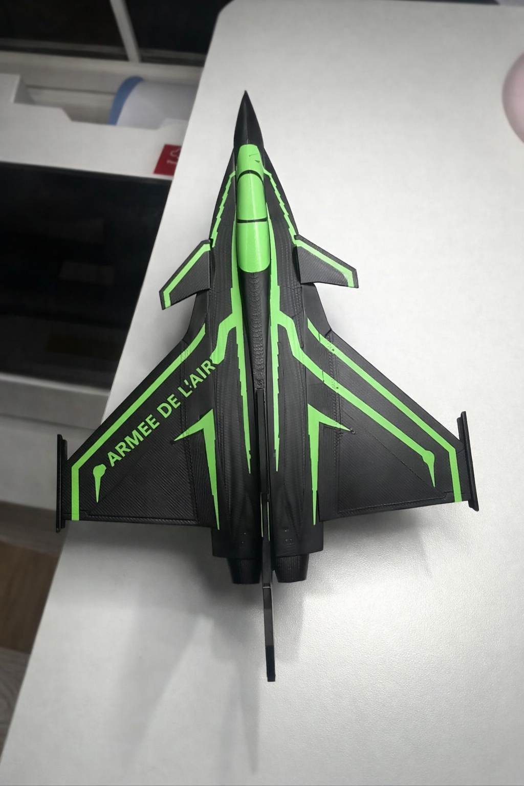 Rafale Fighter Jet 3D Printed Aircraft Model | Aviation Desk Decor