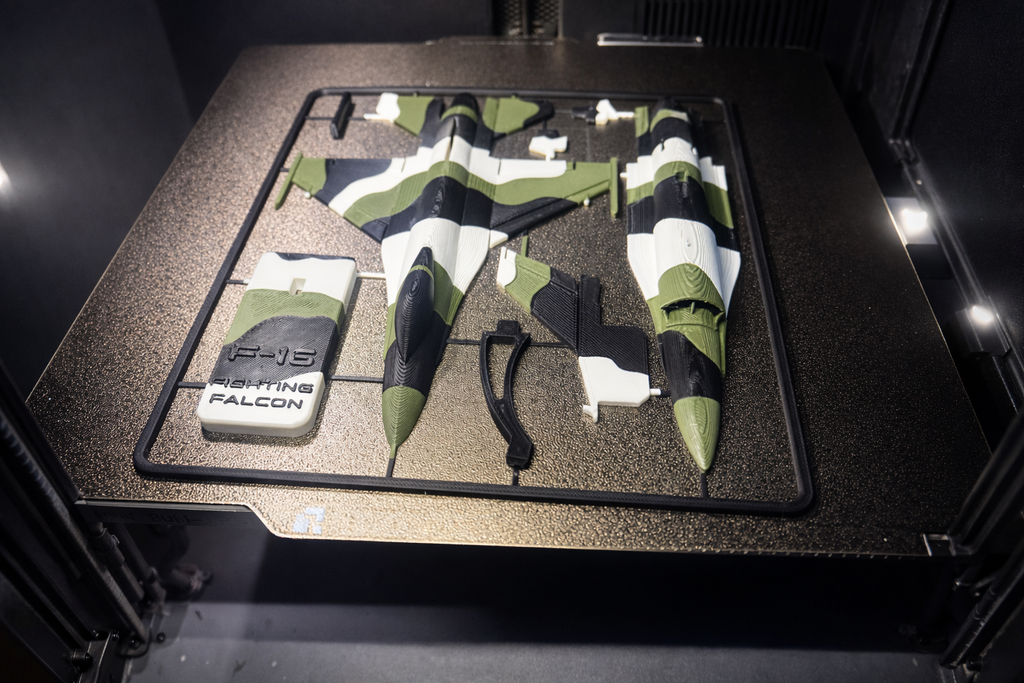 F-16 Fighting Falcon 3D Printed Aircraft Model – Army Green Edition