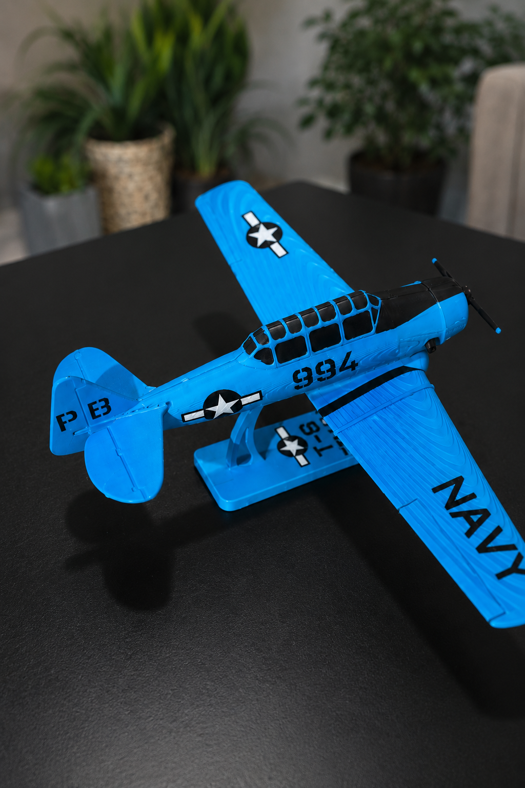 T-6 Texan 3D Printed Aircraft Model Kit – Vintage Navy Trainer Edition